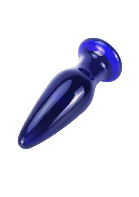 Szklany wibrujący korek analny sex buttplug 11cm TOYJOY