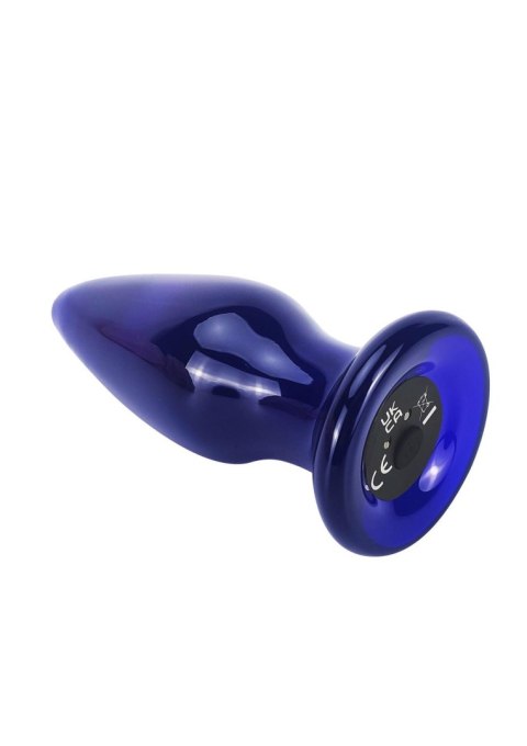 Szklany wibrujący korek analny sex buttplug 11cm TOYJOY