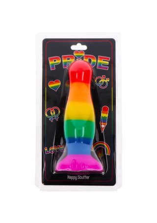 Korek analny tęczowy sex zatyczka do pupy 12cm TOYJOY