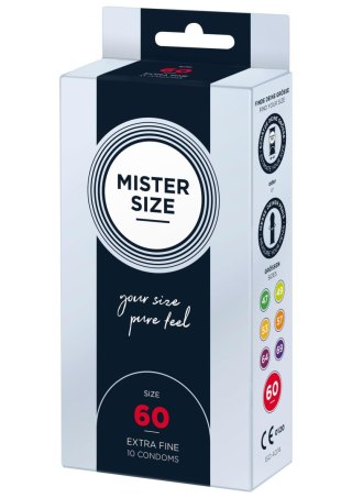 MISTER SIZE 60mm Condoms 10pcs Mister Size