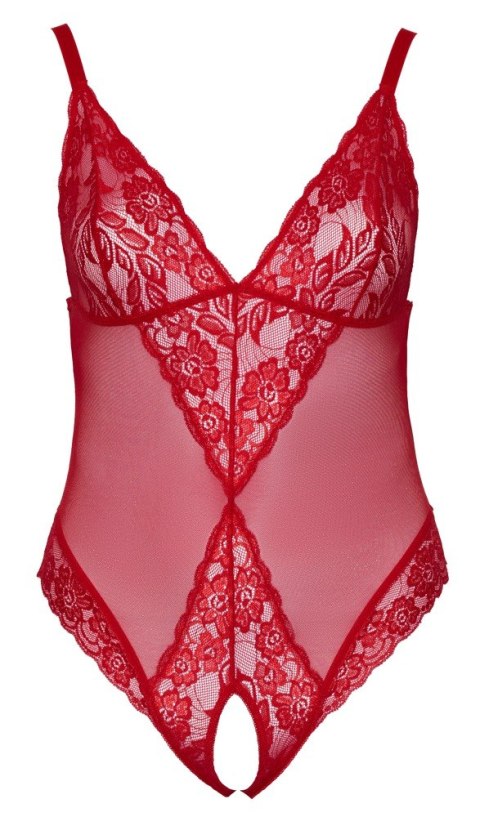 Crotchless Body red 2XL Cottelli CURVES