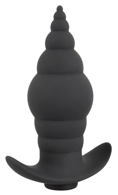 Korek analny wibrujący stożek zatyczka pilot 9cm Black Velvets