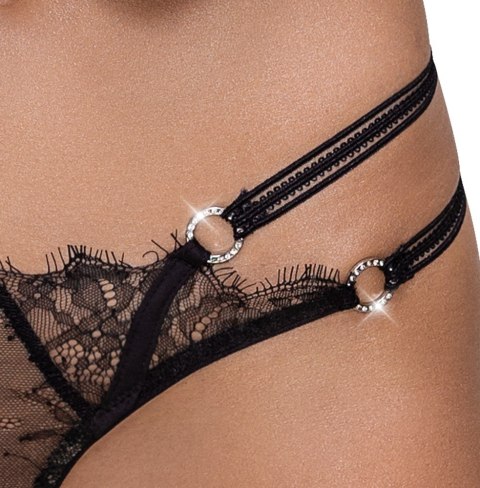 String otwarte z dziurką w kroku wycięte sex M/L Cottelli LINGERIE