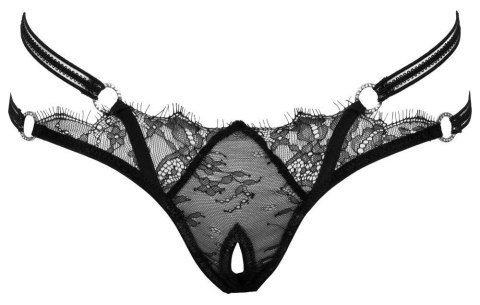 String otwarte z dziurką w kroku wycięte sex S/M Cottelli LINGERIE