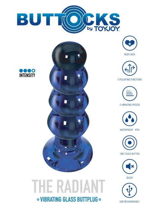 The Radiant Glass Buttplug TOYJOY