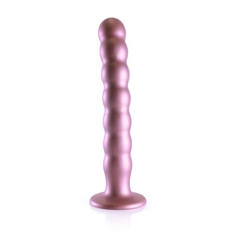 Beaded G-Spot Dildo - 8'' / 20,5 cm - Rose Gold Ouch!