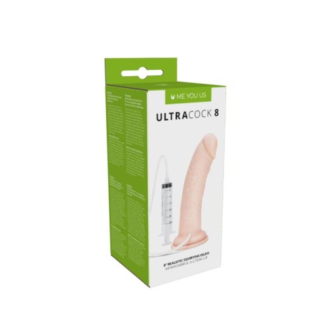 Me You Us Ultracock Realistic Squirting Dildo 8in Me You Us