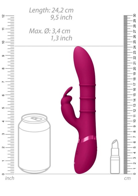 Stimulating Rings, Vibrating G-Spot Rabbit - Pink Vive