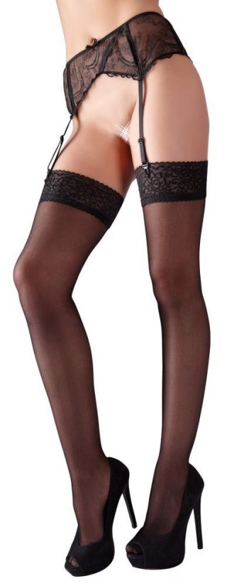 Stockings black 3 Cottelli LEGWEAR