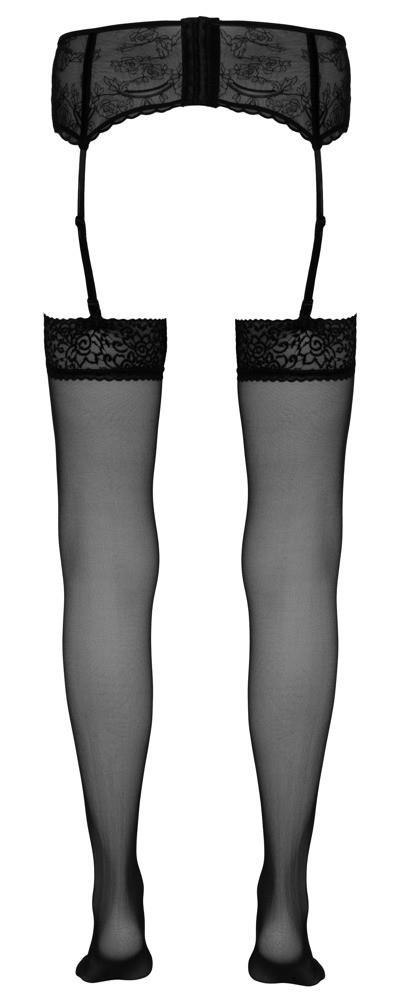 Stockings black 3 Cottelli LEGWEAR