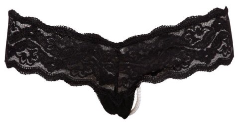 String pearls black M Cottelli LINGERIE