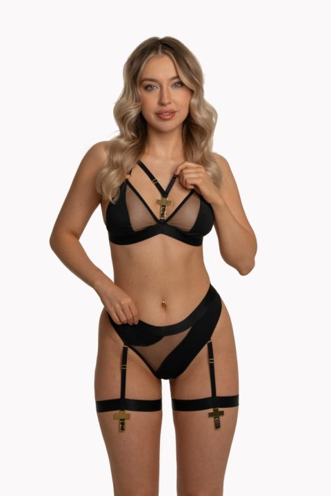 SEILA set black (bra+string) L/XL Anais