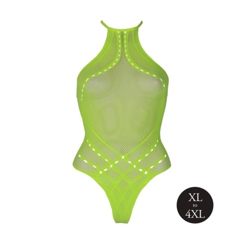 Body with Halter Neck - Neon Green - XL/XXXXL Ouch!