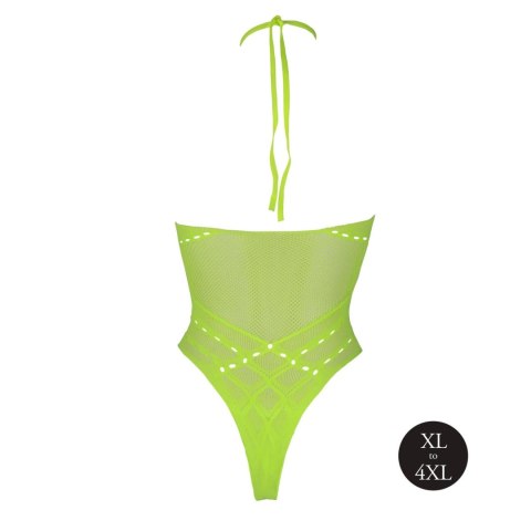 Body with Halter Neck - Neon Green - XL/XXXXL Ouch!