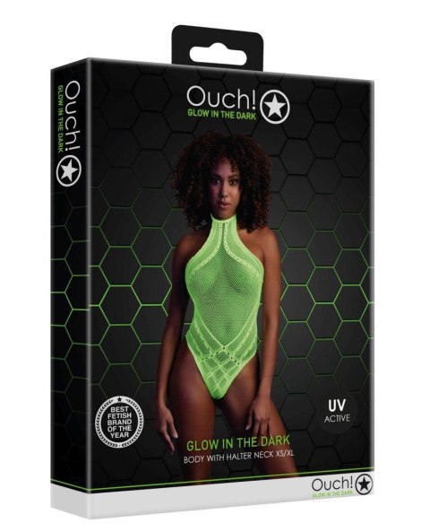 Body with Halter Neck - Neon Green - XS/XL Ouch!