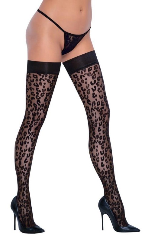 Hold up stockings leo 5 Cottelli LEGWEAR