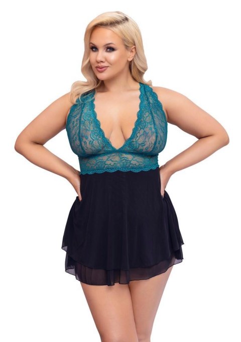 Babydoll petrol2XL Cottelli CURVES