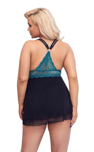 Babydoll petrol2XL Cottelli CURVES