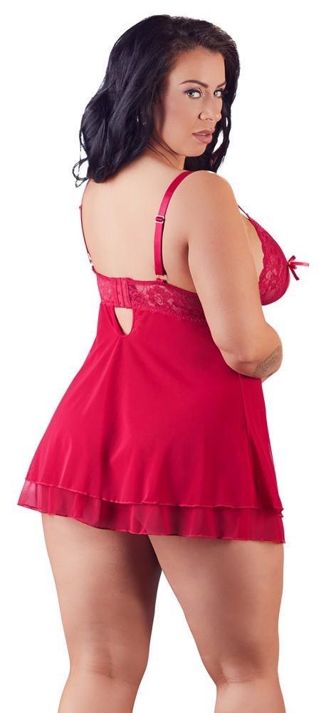 Babydoll red L Cottelli CURVES