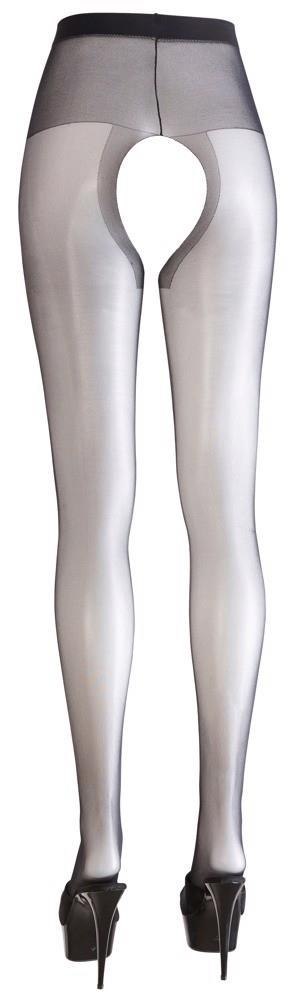 Crotchless Tights black 5 Cottelli LEGWEAR