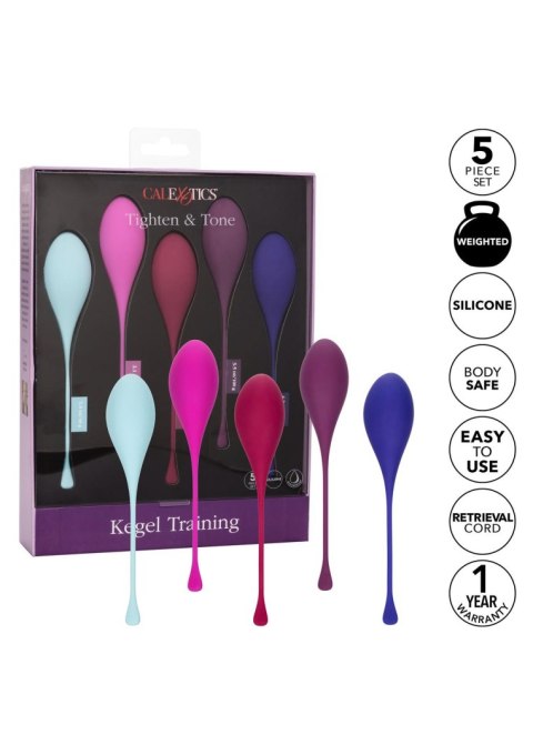 Kegel Training 5 Pcs Multicolor CalExotics