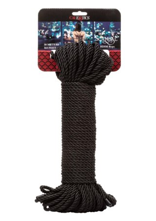 Scandal BDSM Rope 50M Black CalExotics