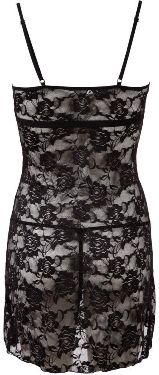 Chemise black XL Cottelli LINGERIE