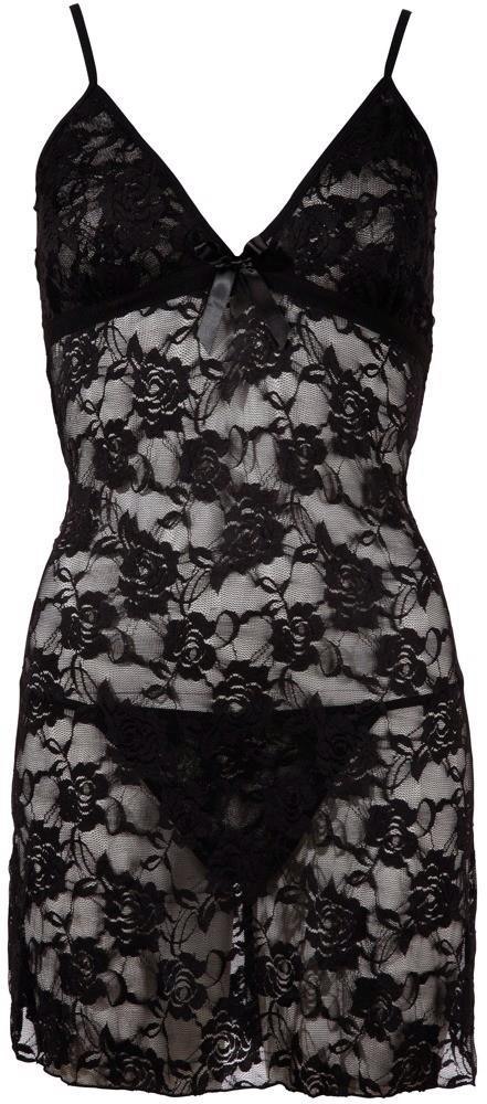 Chemise black M Cottelli LINGERIE