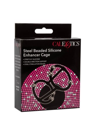 Beaded Silicone Enhancer Cage Black CalExotics