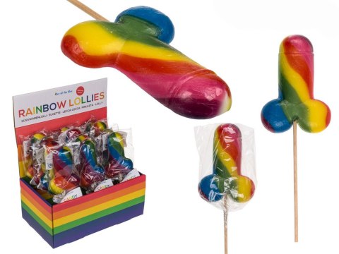 Lizak tęczowy penis/Rainbow Lollies 85g Grajmy razem