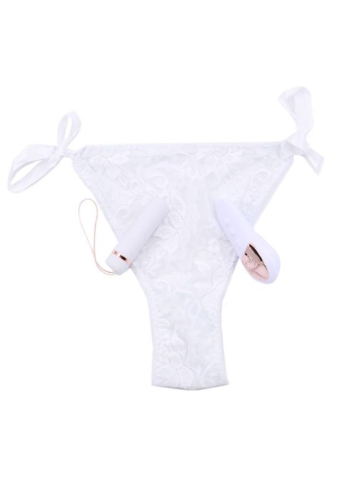 Remote Control Pleasure Panty White Nu Sensuelle