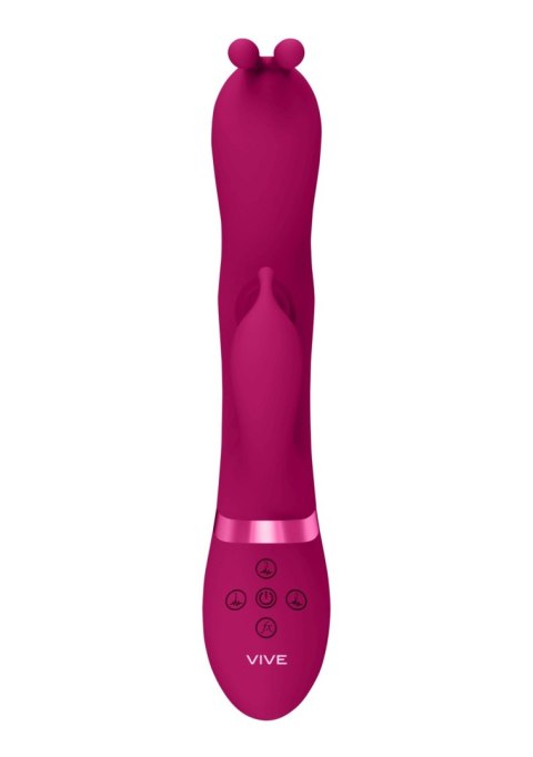 Gada - Vibrating Bunny Ear G-Spot Rabbit with Pulse Wave Shaft Vive