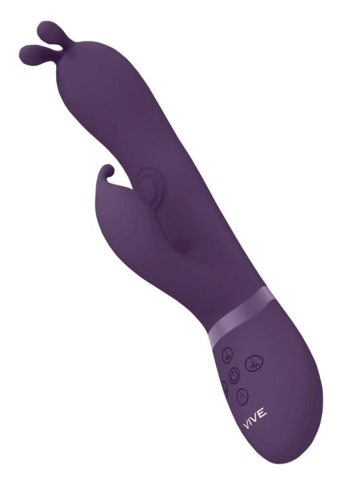 Gada - Vibrating Bunny Ear G-Spot Rabbit with Pulse Wave Shaft Vive