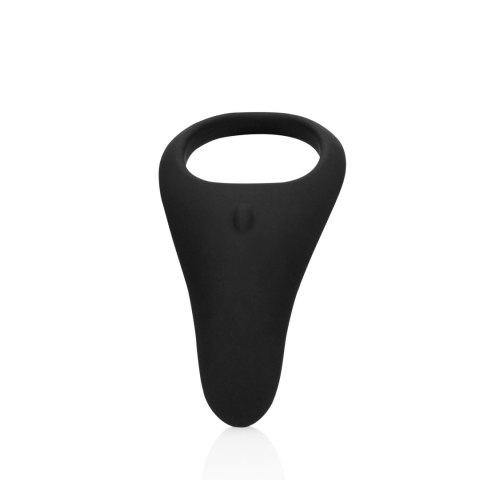 Pointed Vibrating Cock Ring - Licorice Black Loveline