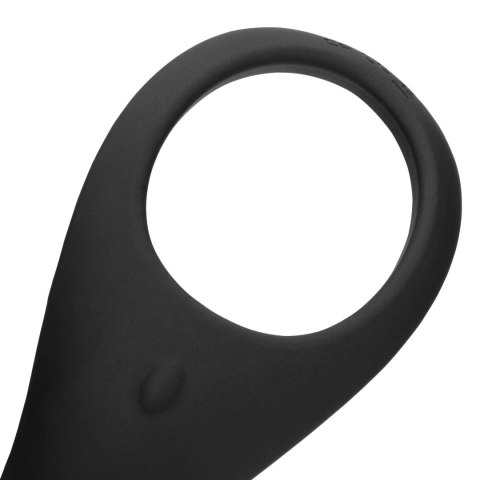 Pointed Vibrating Cock Ring - Licorice Black Loveline