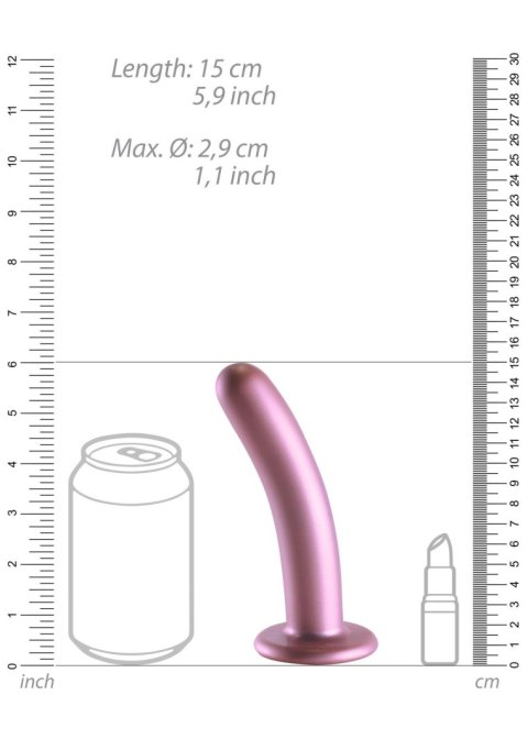 Smooth Silicone G-Spot Dildo - 6'' / 14,5 cm Ouch!