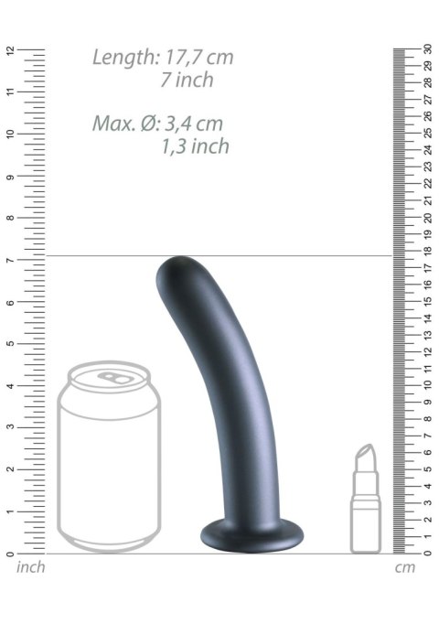 Smooth Silicone G-Spot Dildo - 7'' / 17 cm Ouch!