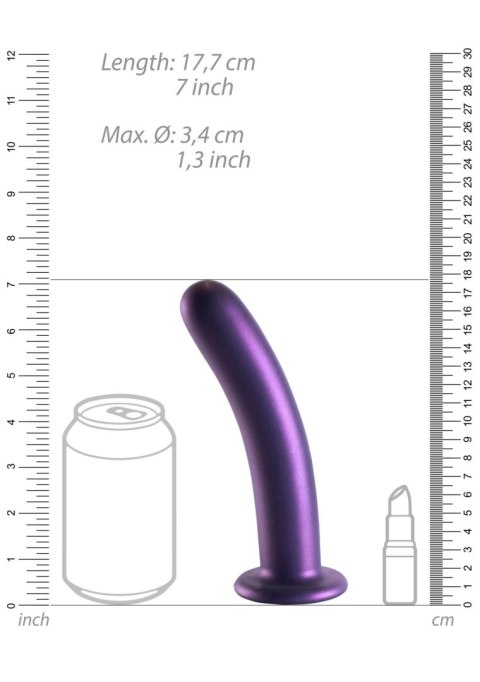 Smooth Silicone G-Spot Dildo - 7'' / 17 cm Ouch!