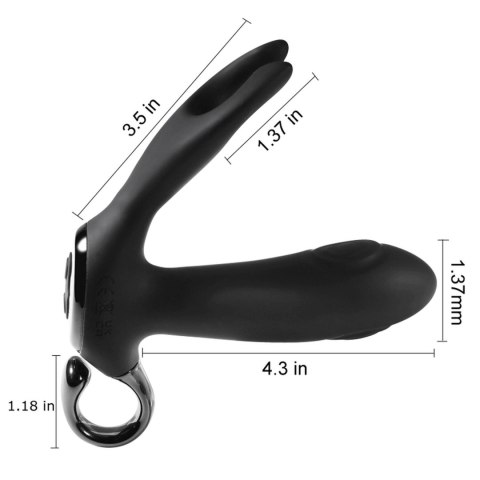 Dual tapping anal vibrator B - Series Cute