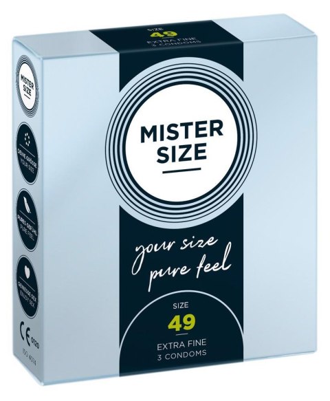 Mister Size 49mm pack of 3 Mister Size