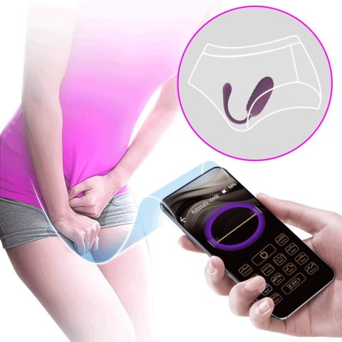 PRETTY LOVE - CASPER Purple 12 vibration functions Mobile APP remote control Pretty Love