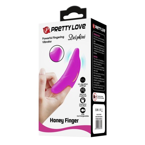 PRETTY LOVE - Delphini, Honey Finger, 10 vibration functions Pretty Love