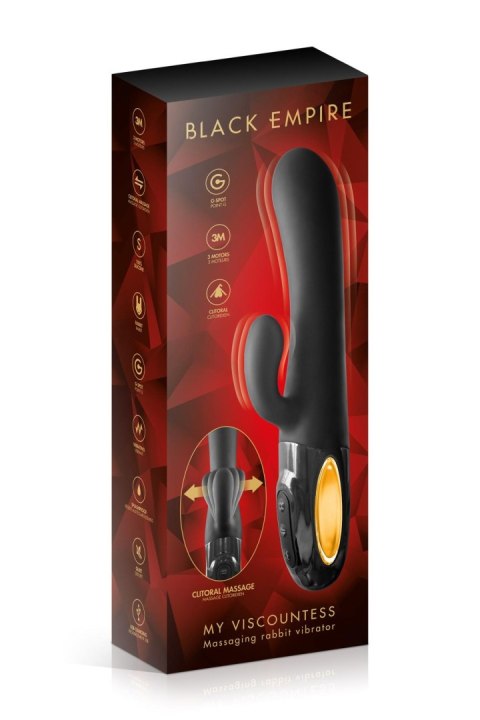 RABBIT MY VISCOUNTESS BLACK EMPIRE VIBRATOR Black Empire