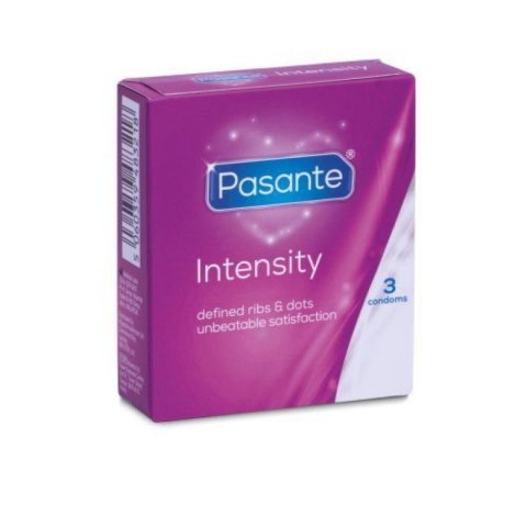 Stimulating condoms intensity 3 pcs Pasante