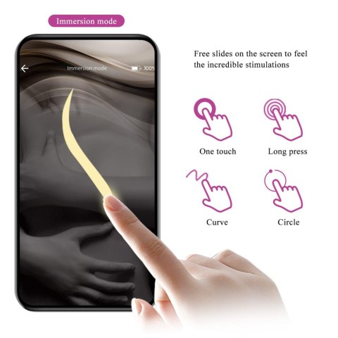 PRETTY LOVE - Ethan purple, 12 vibration functions Mobile APP Long-distance Control Pretty Love