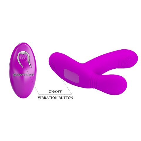 PRETTY LOVE - Geri Purple, 12 vibration functions 3 licking settings Wireless remote control Pretty Love