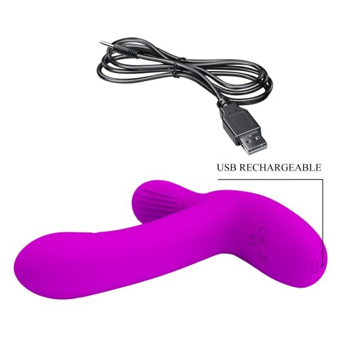 PRETTY LOVE - Geri Purple, 12 vibration functions 3 licking settings Wireless remote control Pretty Love