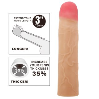 PRETTY LOVE - Kylian Flesh, Extend your penis lenghth 3'' (76mm) Pretty Love