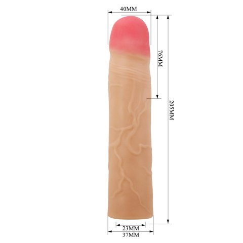 PRETTY LOVE - Kylian Flesh, Extend your penis lenghth 3'' (76mm) Pretty Love