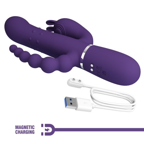 PRETTY LOVE - Cammy Dark Purple, Twinkled Tenderness, 7 thumping functions 7 vibration functions 4 rolling functions Pretty Love